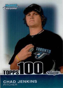 2010 Bowman Chrome - Topps 100 Prospects #TPC63 Chad Jenkins Front