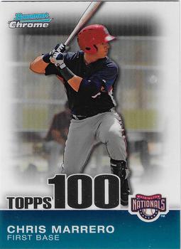 2010 Bowman Chrome - Topps 100 Prospects #TPC73 Chris Marrero Front