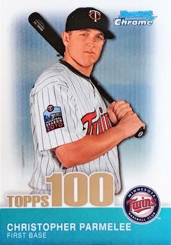 2010 Bowman Chrome - Topps 100 Prospects #TPC76 Chris Parmelee Front