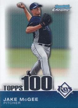 2010 Bowman Chrome - Topps 100 Prospects #TPC85 Jake McGee Front