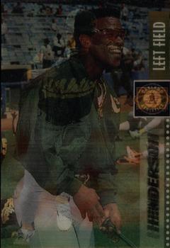 1995 Sportflix #4 Rickey Henderson Front
