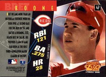 1995 Sportflix #47 Bret Boone Back