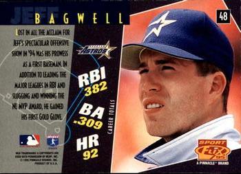 1995 Sportflix #48 Jeff Bagwell Back