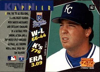 1995 Sportflix #62 Kevin Appier Back