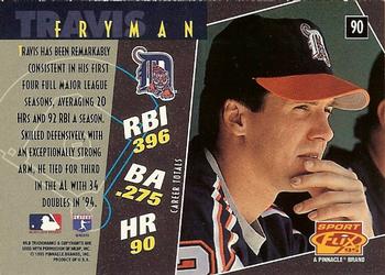 1995 Sportflix #90 Travis Fryman Back