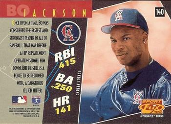 1995 Sportflix #140 Bo Jackson Back