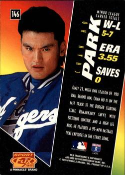 1995 Sportflix #146 Chan Ho Park Back