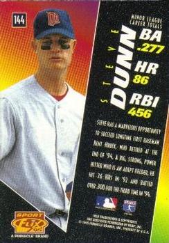 1995 Sportflix #144 Steve Dunn Back