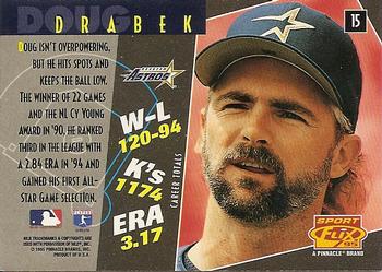 1995 Sportflix #15 Doug Drabek Back