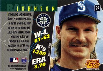 1995 Sportflix #29 Randy Johnson Back