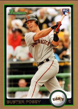 2010 Bowman Draft Picks & Prospects - Gold #BDP61 Buster Posey Front
