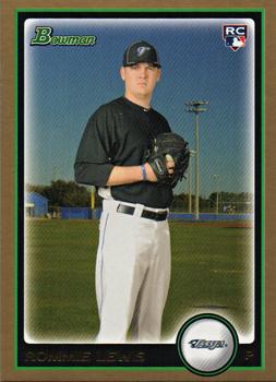 2010 Bowman Draft Picks & Prospects - Gold #BDP86 Rommie Lewis Front