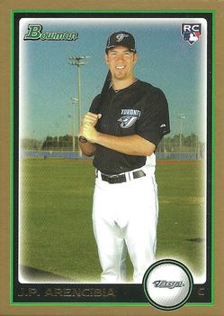2010 Bowman Draft Picks & Prospects - Gold #BDP103 J.P. Arencibia Front