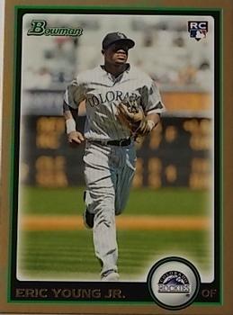 2010 Bowman Draft Picks & Prospects - Gold #BDP34 Eric Young Jr. Front