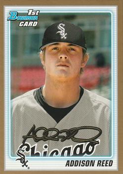 2010 Bowman Draft Picks & Prospects - Prospects Gold #BDPP14 Addison Reed Front