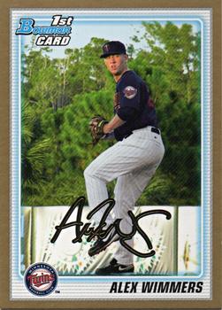 2010 Bowman Draft Picks & Prospects - Prospects Gold #BDPP88 Alex Wimmers Front
