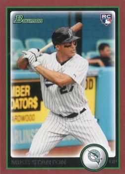 2010 Bowman Draft Picks & Prospects - Red #BDP30 Mike Stanton Front