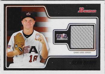 2010 Bowman Draft Picks & Prospects - USA Baseball Jerseys #USAR-3 Sean Brady Front