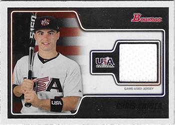 2010 Bowman Draft Picks & Prospects - USA Baseball Jerseys #USAR-7 Chris Chinea Front