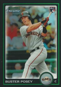 2010 Bowman Draft Picks & Prospects - Chrome Refractors #BDP61 Buster Posey Front