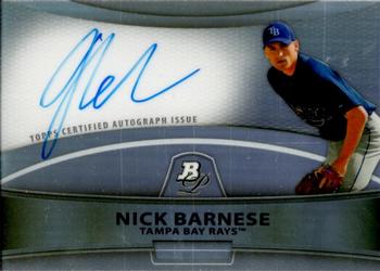 2010 Bowman Platinum - Prospect Autographs Refractors #BPA-NB Nick Barnese Front