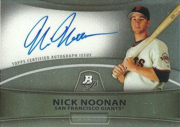 2010 Bowman Platinum - Prospect Autographs Refractors #BPA-NN Nick Noonan Front