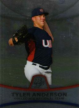 2010 Bowman Platinum - Prospects #PP29 Tyler Anderson Front