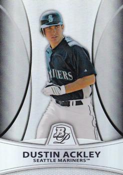 2010 Bowman Platinum - Prospects Refractors Thin Stock #PP6 Dustin Ackley Front