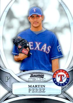 2010 Bowman Sterling - Prospects Refractors #BSP-MP Martin Perez Front