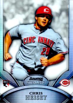 2010 Bowman Sterling - Refractors #42 Chris Heisey Front