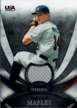 2010 Bowman Sterling - USA Baseball Relics #USAR-9 Dillon Maples Front