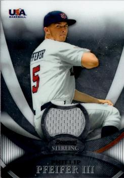 2010 Bowman Sterling - USA Baseball Relics #USAR-13 Phillip Pfeifer Front