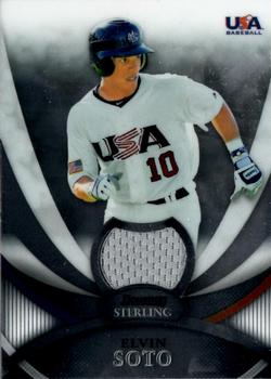 2010 Bowman Sterling - USA Baseball Relics #USAR-16 Elvin Soto Front