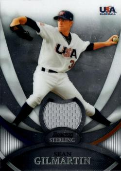 2010 Bowman Sterling - USA Baseball Relics #USAR-28 Sean Gilmartin Front