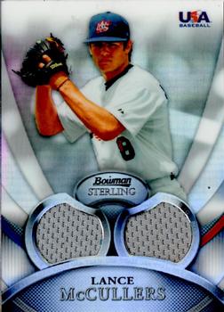 2010 Bowman Sterling - USA Baseball Relics Refractors #USAR-10 Lance McCullers Front