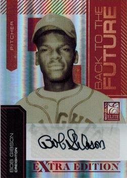 2010 Donruss Elite Extra Edition - Back to the Future Signatures #17 Bob Gibson Front