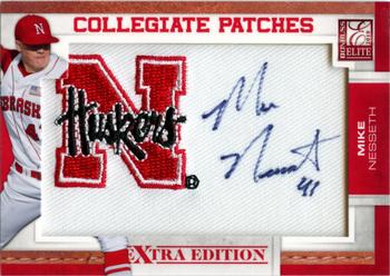 2010 Donruss Elite Extra Edition - Collegiate Patches Autographs #MN Mike Nesseth Front