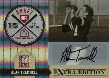 2010 Donruss Elite Extra Edition - Draft Hits Autographs #7 Alan Trammell Front