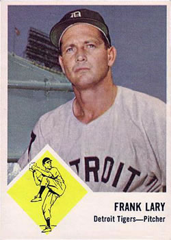 1963 Fleer #14 Frank Lary Front