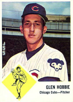 1963 Fleer #31 Glen Hobbie Front