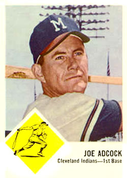 1963 Fleer #46 Joe Adcock Front