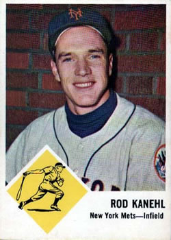 1963 Fleer #49 Rod Kanehl Front