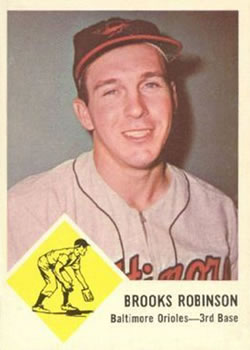 1963 Fleer #4 Brooks Robinson Front