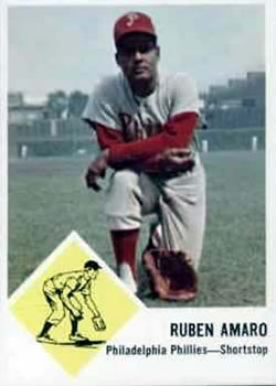 1963 Fleer #50 Ruben Amaro Front