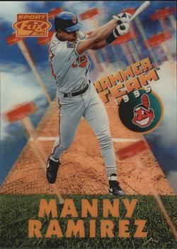 1995 Sportflix - 3D Hammer Team #HT13 Manny Ramirez Front