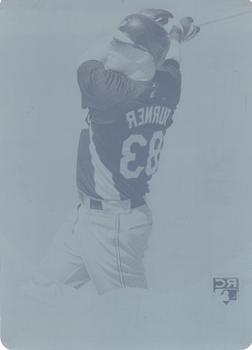 2010 Finest - Printing Plates Cyan #135 Justin Turner Front