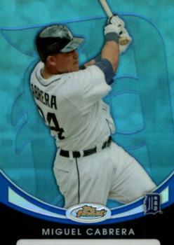 2010 Finest - Refractors Blue #31 Miguel Cabrera Front