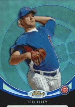 2010 Finest - Refractors Blue #95 Ted Lilly Front
