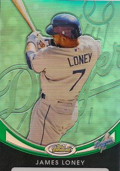 2010 Finest - Refractors Green #61 James Loney Front