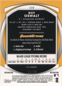 2010 Finest - Refractors Red #119 Roy Oswalt Back